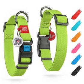 Waterproof Dog Collar Adjustable Dog Collar for Small and Medium Dogs 9-14 inch Neck x 3/5 inch Wide Plastic Buckle Breakaway Dog Collar Waterpro